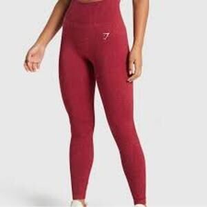 Gymshark adapt fleck seamless leggings mineral burgundy women's size xs